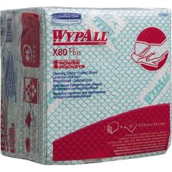 WYPALL* 19154 Wischtuch  X80 Plus 33,5x34,5cm gn 30St