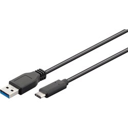 Goobay® 71221 USB-Kabel 3.1 C/A 3.0 2m sw 