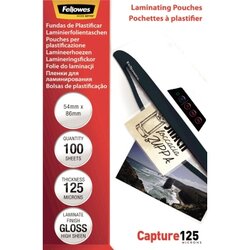 Fellowes® 5306302 Laminierfolie Capture 125 Mikron 54x86 100 St./Pack.