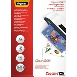 Fellowes® 5440101 Folientasche Super  Quick A4 2x125mic 100St