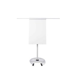 magnetoplan® 12270F13 Flipchart de Luxe mobil lichtgrau/weiß