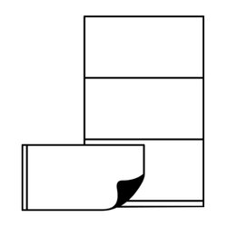 3L® Office 10835 Products Etikettenhalter mag. 55x102mm 3 St./Pack.