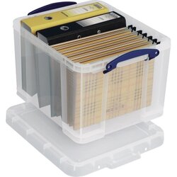 Really Useful Box 35C Aufbewahrungsbox 39x31x48cm 35l transparent