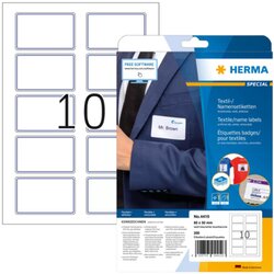 HERMA 4410 Etikett 80x50mm ws/bl 200St 