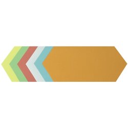Soennecken 4881 Moderationskarte Rhombus 9,5x20,5cm sort 250St