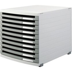 HAN 1510-0-19 Schubladenbox CONTUR  A/B/C4 10xSchub offen lgr/dgr
