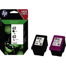 HP N9J71AE Tintenpatrone 62 sw/farbig 2 St./Pack.