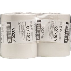 HOSTESS 8002 Toilettenpapier 1lagig 525m weiß 6 Rl./Pack.