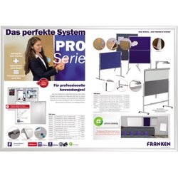 FRANKEN BS1805 Wechselrahmen 87,2x122x1,1cm Aluminium silber