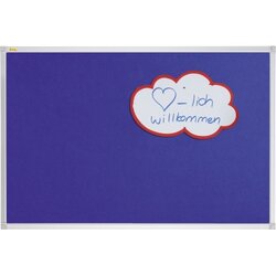 FRANKEN PT330303 Pinnwand X-tra!Line 120x90cm Filz blau