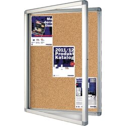 FRANKEN SK15KE Schaukasten 99x117,5x4,5cm 15xDIN A4 Kork braun