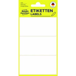 Avery Zweckform 3081 Avery Vielzwecketikett 76x39mm ws 18St