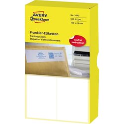 Avery Zweckform 3440 Frankieretiketten  163x43mm 500St