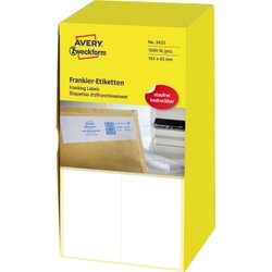 Avery Zweckform 3433 Frankieretikett  163x43mm 1.000St