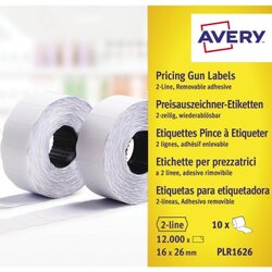 Avery Zweckform PLR1626 Endlosetikett 16x26mm 12.000 St./Pack.