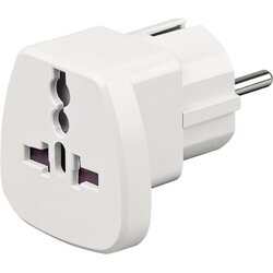 Goobay® 94026 Reiseadapter Universal/SchuKo CEE7/7 ws