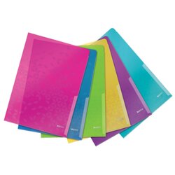 Leitz 40500099 Sichthülle WOW A4 farbig sort 