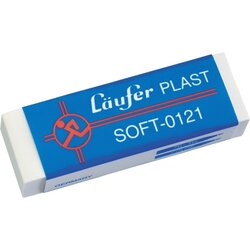 Läufer 01210 Radierer Plast Soft 65x21x12mm 