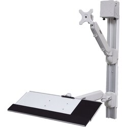 value 17.99.1139 Arbeitsstation Wandmontage Pneumatik grau/weiß