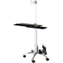 value 17.99.1174 PC/LCD-Rollständer 180cm schwarz/silber
