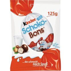 Kinder 458393 Schokolade Schoko-Bons 125 g/Pack.