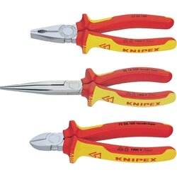 KNIPEX 00 20 12 VDE Zangen-Set 3teilig 