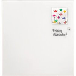 FRANKEN GTL12012009 Glastafel 120x120cm weiß 