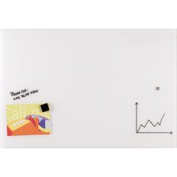 FRANKEN GTL6510009 Glastafel 100x65cm weiß 