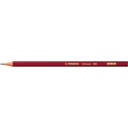 STABILO® 306/H Bleistift Swano rot 