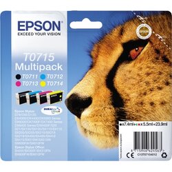 Epson C13T07154012 Tintenpatrone sw/c/m/y 4 St./Pack.