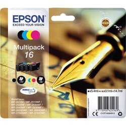 Epson C13T16264012 Tintenpatrone sw/c/m/y 4 St./Pack.
