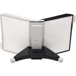 DURABLE 563222 Sichttafelsystem SHERPA Tischständer mit 10 Tafeln