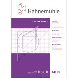 Hahnemühle 10644122 Statikblock A6 60g 50Blatt ws 