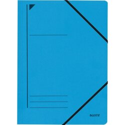 Leitz 39800035 Eckspanner DIN A4 250Blatt Karton blau