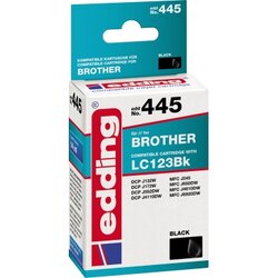 edding 18-445-01 Tintenpatrone wie Brother LC123 sw