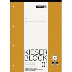 BRUNNEN 1042941 Kieserblock A4 50Bl Lin01 lin 
