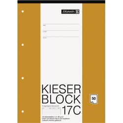 BRUNNEN 1042927 Kieserblock A4 50Bl Lin21 lin 
