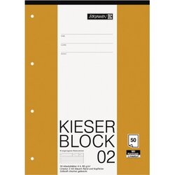 BRUNNEN 1042942 Kieserblock A4 50Bl Lin02 lin 