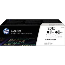 HP CF400XD Toner 201X 2.800Seiten schwarz 2 St./Pack.