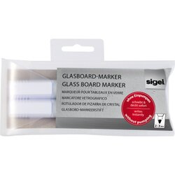 SIGEL GL715 Boardmarker 2-3mm  ws Rundspitze 2St