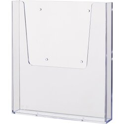helit H2350202 Wandprospekthalter A4 1Fach PS transparent