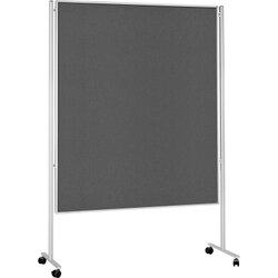 magnetoplan® 1101101M Präsentationswand Filz grau 