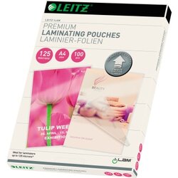 Leitz 74810000 Laminierfolie UDT DIN A4 125mic 100 St./Pack.