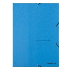Soennecken 1473 Eckspanner DIN A4 3Klappen und Gummizug blau