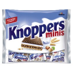 Knoppers 471564-00 Waffelgebäck Minis 200g 