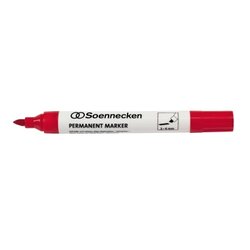 Soennecken 3108 Permanentmarker 1-4mm Keilspitze rot