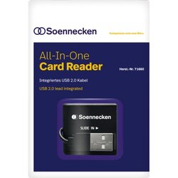 Soennecken 71660 Kartenleser USB 2.0 schwarz 