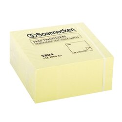 Soennecken 5804 Haftnotizwürfel 75x75mm 400Blatt gelb
