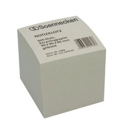 Soennecken 5808 Zettelklotz 9x9x9cm Recycling 800Blatt