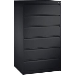 C+P 12936323S10000 Karteischrank Acurado A5 6Schübe sgr